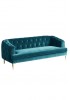 Simon Buttoned 3 Seater Sofa - Floor Model *DUSKY BLUE* 